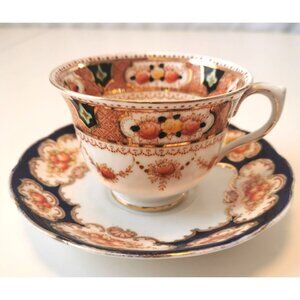 Tea Cup and Saucer Royal Albert Crown China England Numbered Vintage